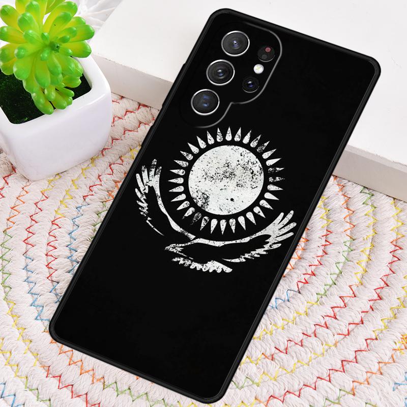 Kazakhstan Flag print Silicone Phone Case For Samsung Galaxy note 10 pro S26 S25 S24 S23 S22 S21 Plus S25Ultra Capa Cover