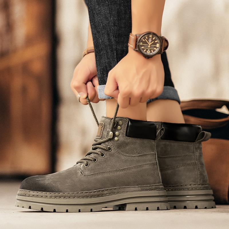 Cizme de toamnă iarnă pentru bărbați Ghete impermeabile pentru exterior pentru bărbați