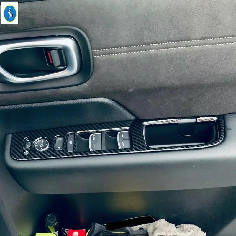For Honda Stepwgn 2024 ABS Car Inner Armrest Window Lift Button / Rear Air Outlet Decor Frame Cover Trim Accessories