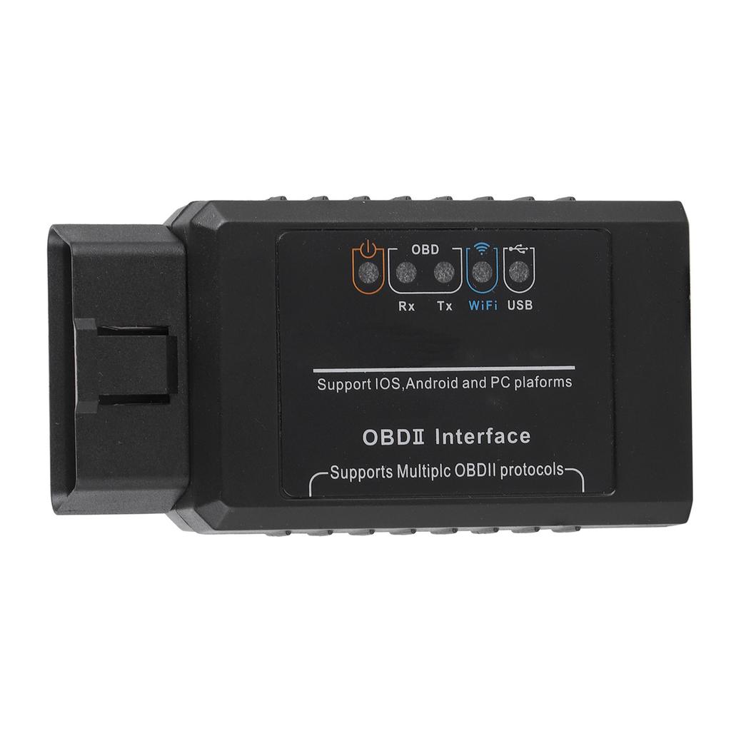 WiFi USB Fault Codes Reader OBD2 Scanner MultiFunction Diagnostic Tool for 12V Gasoline Vehicle