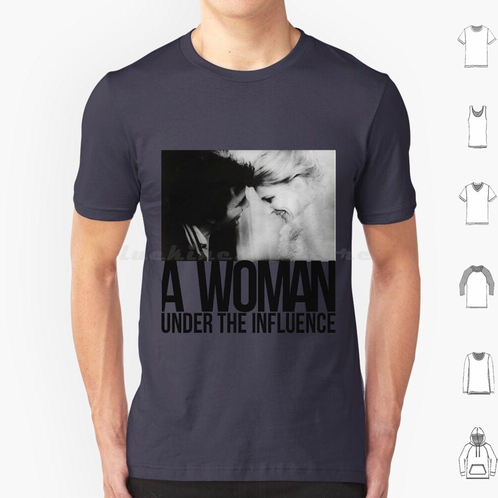 A Woman Under The Influence John Cassavetes  Gena Rowlands T Shirt Cotton Men Women DIY Print Gena Rowlands John Cassavetes A S