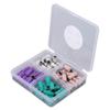 60pcs Nail Art Sanding Caps Dead Skin Removal Manicure Grinding Bands with Mandrel Bit