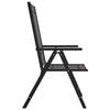 Maison Exclusive - Chaises de jardin pliables lot de 6 Textilène Noir