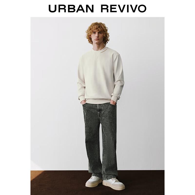 

UR Men s 2025 Spring Casual Crew Neck Sweatshirt XS