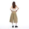 Fashion Summer Loose Straight Khaki Cropped Capri Casual Pants For Women Trendy Versatile Slimming FigureFlattering Daily Wear