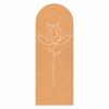 Natural Rubber Arch Shape Cork Yoga Mat Printed Non-slip Sports Mat Sweat-absorbing Oval Curve Pilates Mats 182*68cm*0.5cm