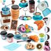 Coffee Service Tea Set For Children Coffee Cups Spoons Stand
