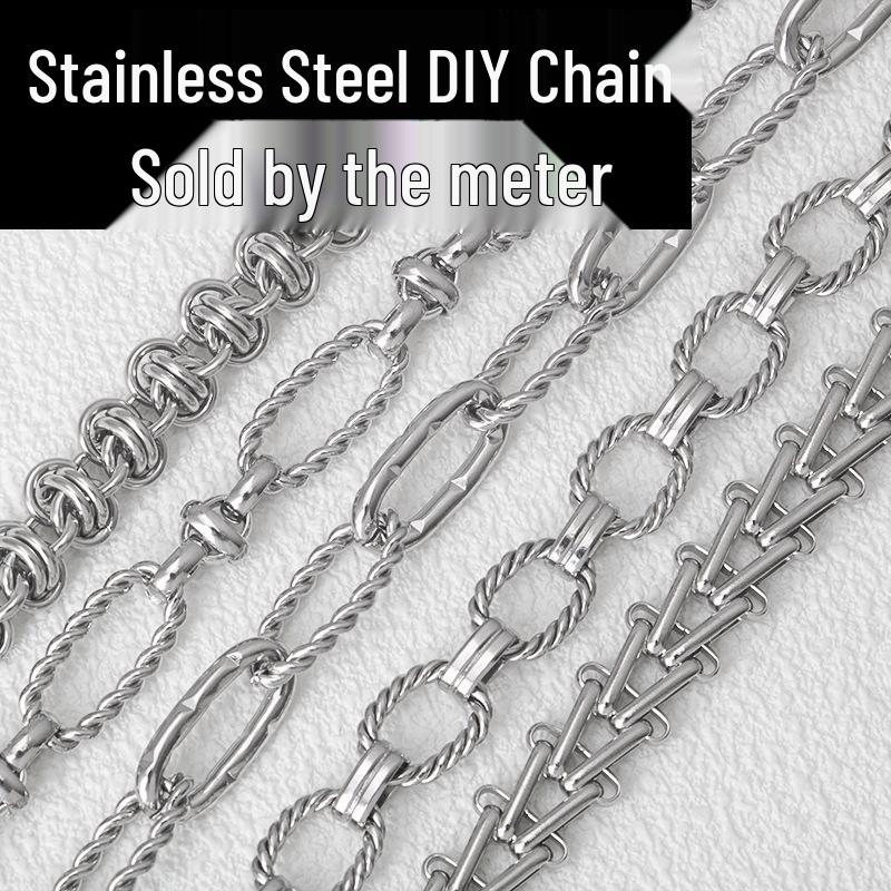 

Stainless Steel DIY Chain for Necklaces, Chokers, Bracelets & Accessories