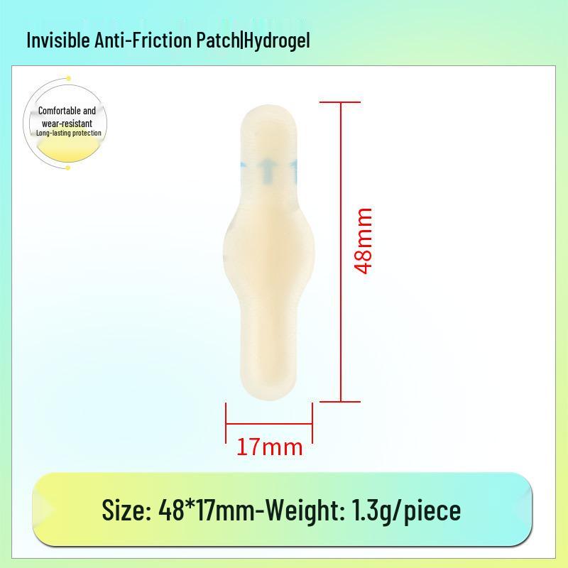 Гидрогелевые стикеры Bingpai от натирания пяток - Водонепроницаемая защита от мозолей для женских туфель на высоком каблуке 1 piece individually packaged