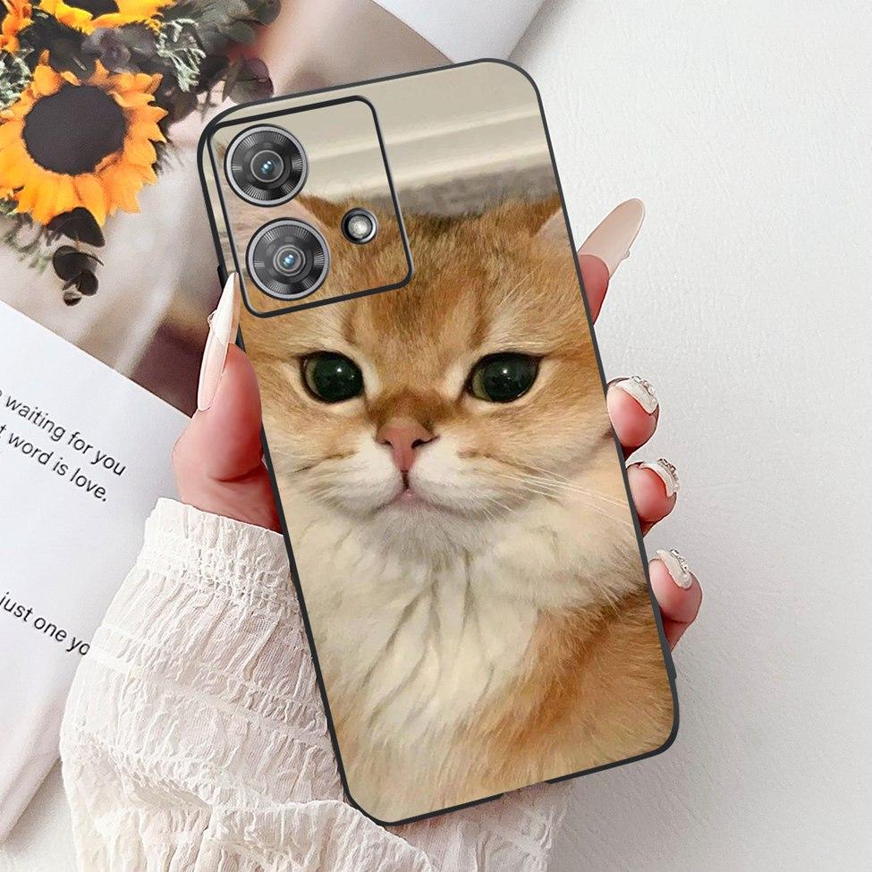 For Motorola Edge 40 Neo Case XT2307-1 Fashion Luxury Cute Cartoon Silicone Shockproof Bumper For Motorola Edge 40Neo Back Cover