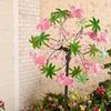 Colorful Rotating Iron Windmill Garden Decoration
