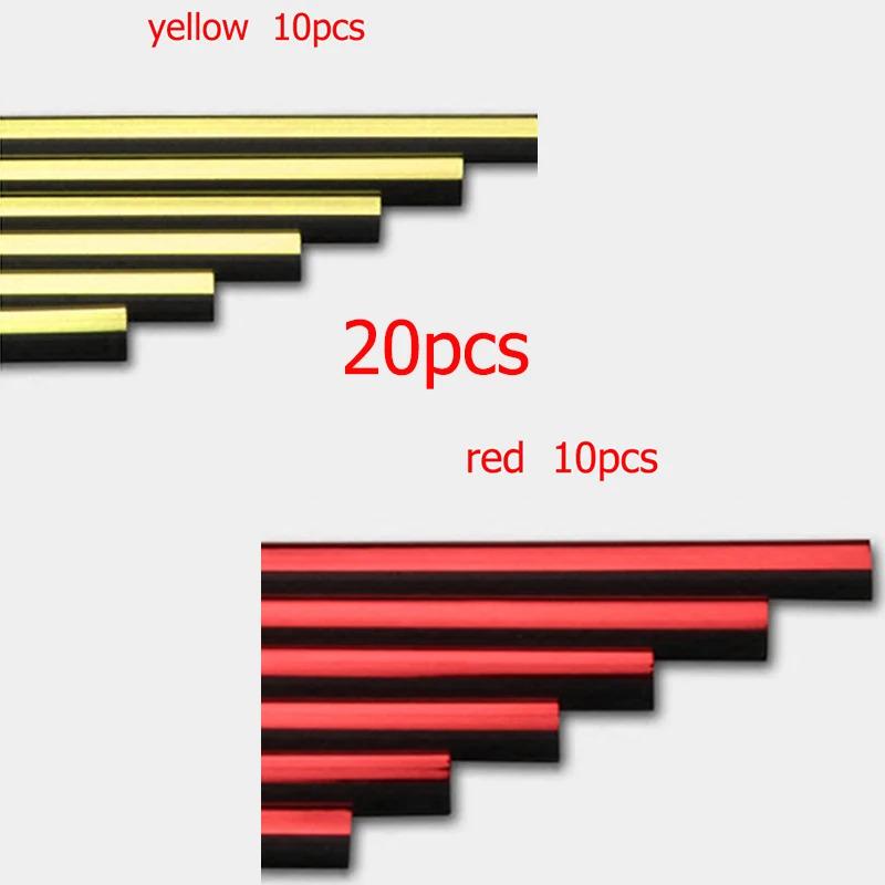 10/20Pcs Car Air Conditioner Outlet Decorative U Shape Moulding Trim Decor Strips Car Styling Car Door Edge Corner Protector