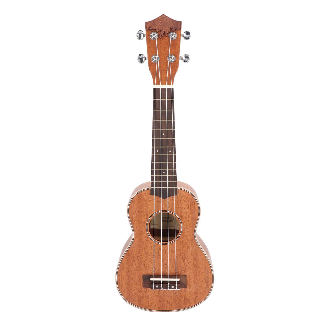 21in Ukulele Holz Tragbar 4 Saiten Mini Akustikgitarre für Anfänger Profis Saiteninstrument