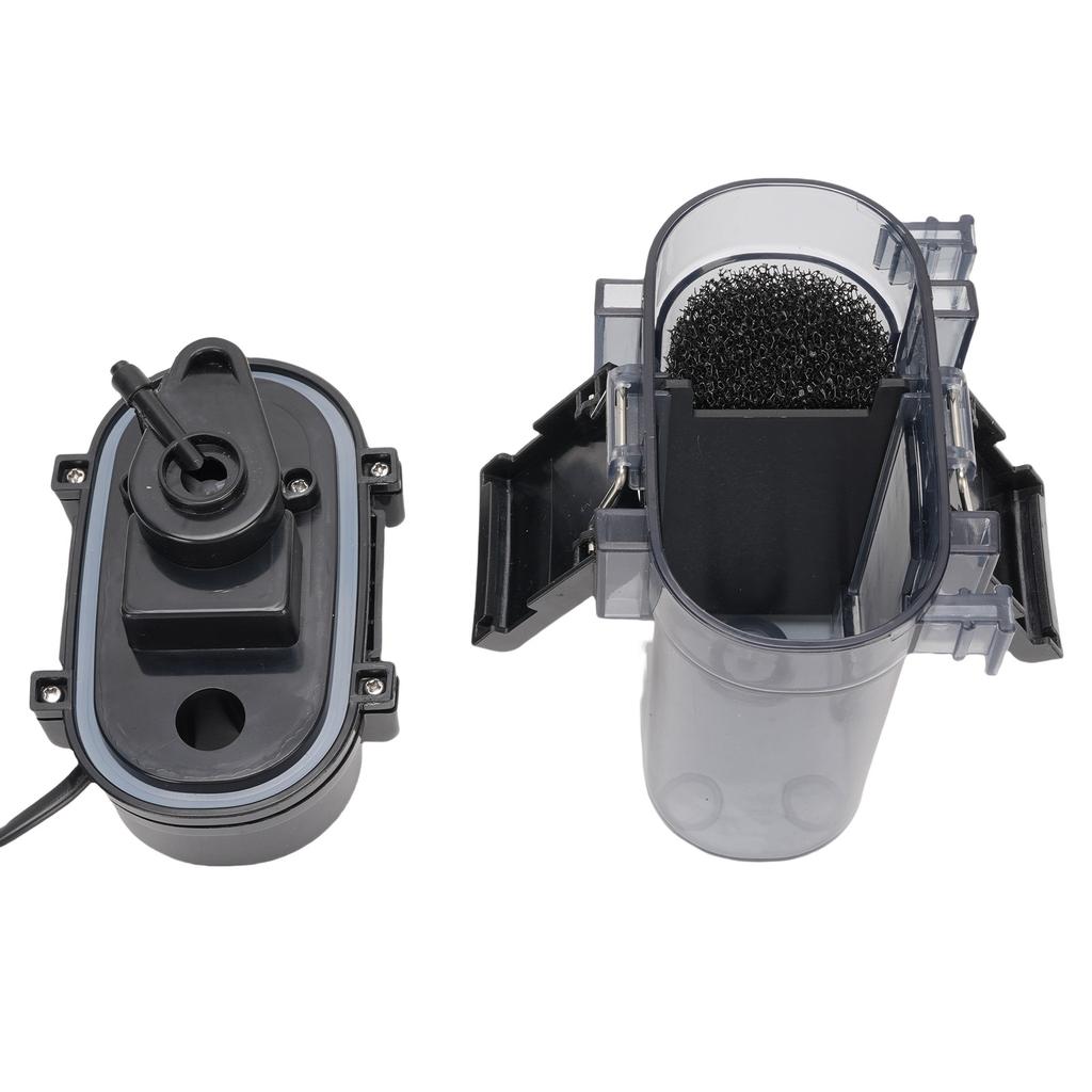 Wall Mounted Fish Tank Filter 300L H 4W Plastic External Aquarium Filter for Water Pressure Pump Outdoor Ponds EU Plug