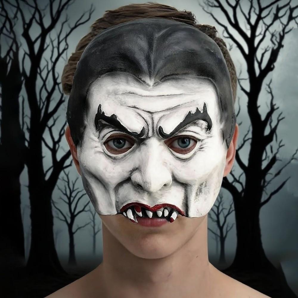 Latex Material Halloween Headgear Scary Haunted House Props NPC Mask  Holiday Celebration