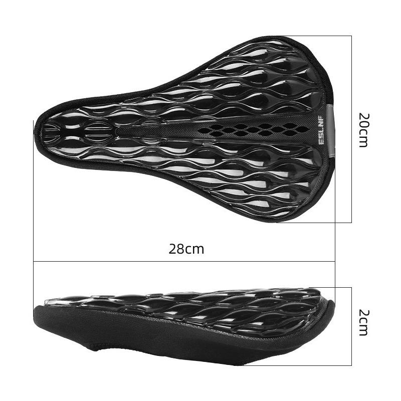 Silicone Bike Seat Cover Cycling Seat Cover Soft And Thick Foam Padding Rainproof And Dustproof Comfortable Riding Experience