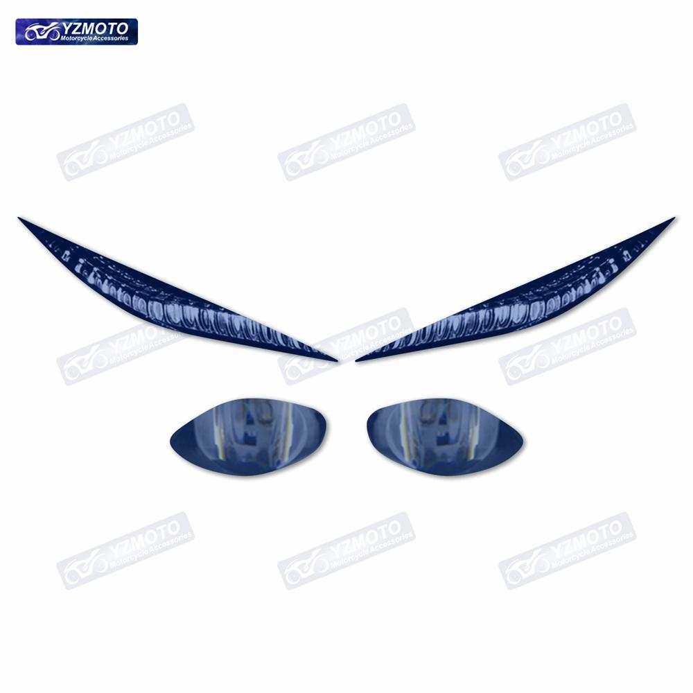 For YZF R6 2017-2023 Motorcycle Track Version Edition Headlight Decoration Sticker Motorbike Headlight Protective Film Stickers