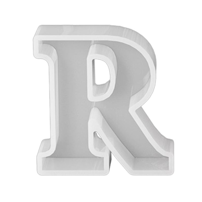 Silicone Pendant Mold Clay Molds Letter Shaped Silicone Keychain Moulds Pendant Accessories Gift for Hand Making Lover