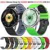 22mm Silicone Strap For HUAWEI WATCH GT 6 5 4 3pro SE 2 46mm/GT6 5 Pro Replacement Bands For Samsung Galaxy Watch3 45mm Bracelet