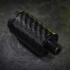 2pcs Aluminum Alloy Pool Cue Extension Carbon Fibre Pool Cue Accessories  Recreational Athletes