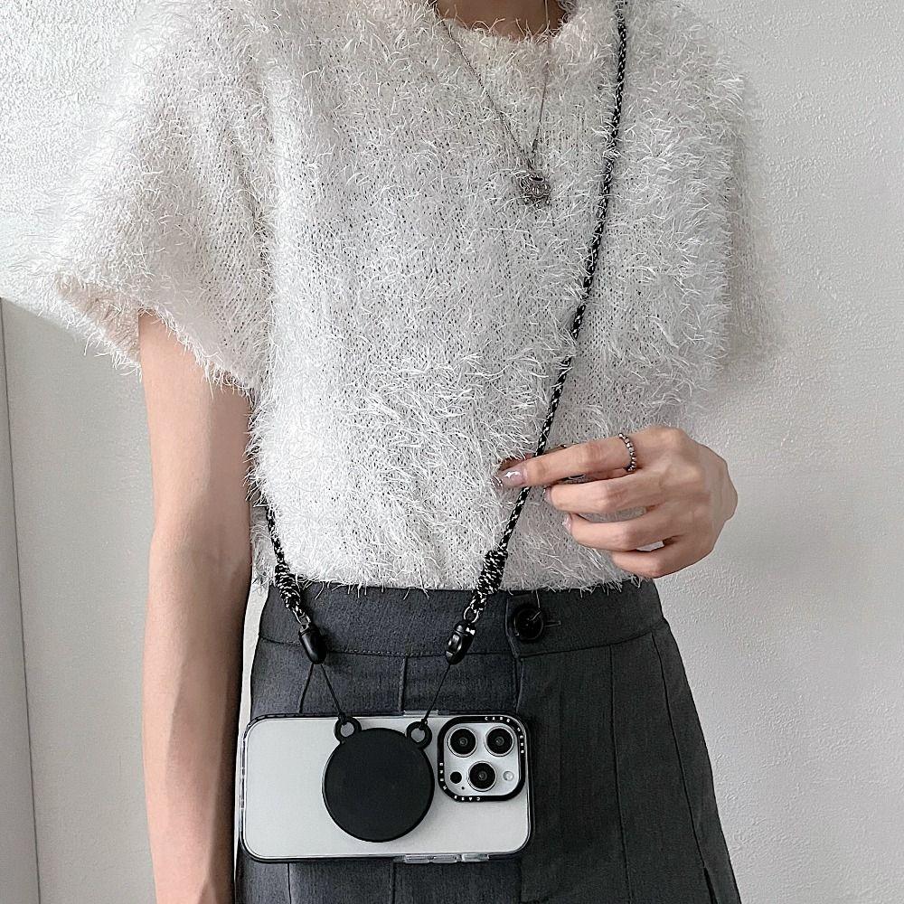 Crossbody Magnetic Mobile Lanyard Universal Clip Hanging Cord Cell Phone Strap Safety Free Hands Smartphone Chain Girls Women