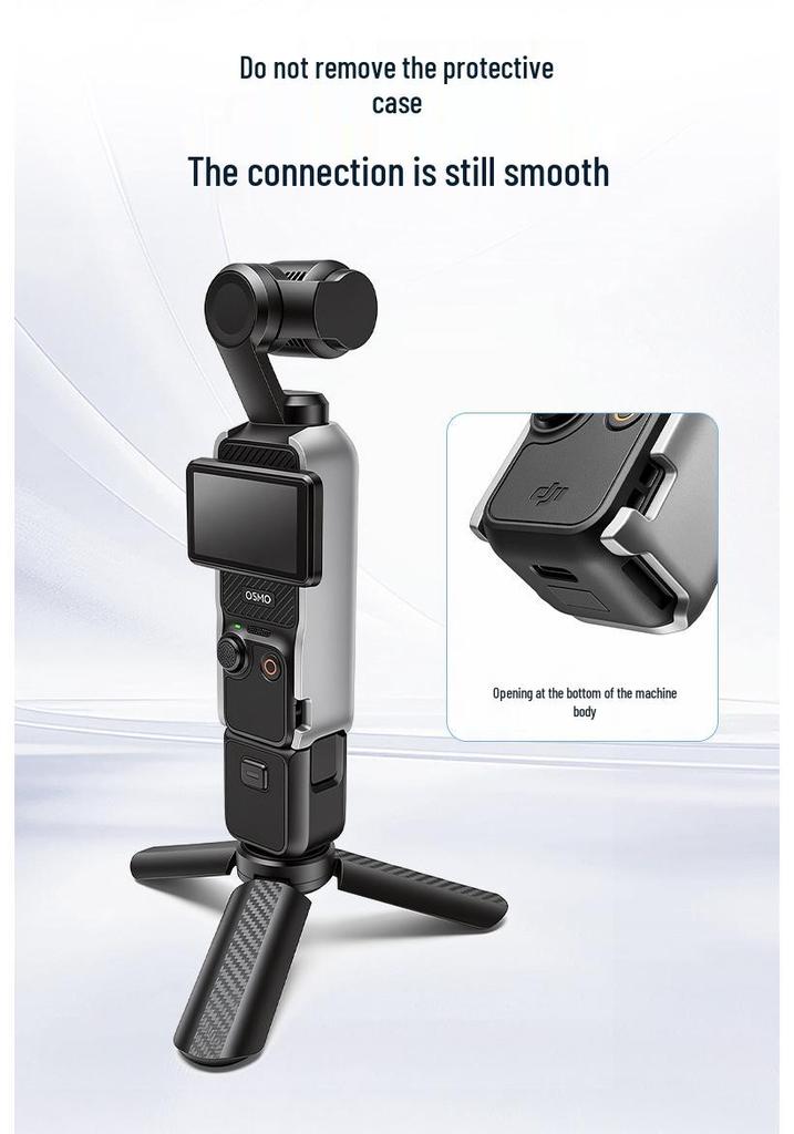 DJI Pocket 4/3 Magnetic Flip Case: Full Coverage Gimbal Protector for Sports Camera