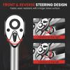 1/4" 3/8" 1/2"inch Ratchet Wrench 24 Teeth Extending Telescopic Ratchet Socket Wrench Tool Plate Ratchet Handle Wrench Tools