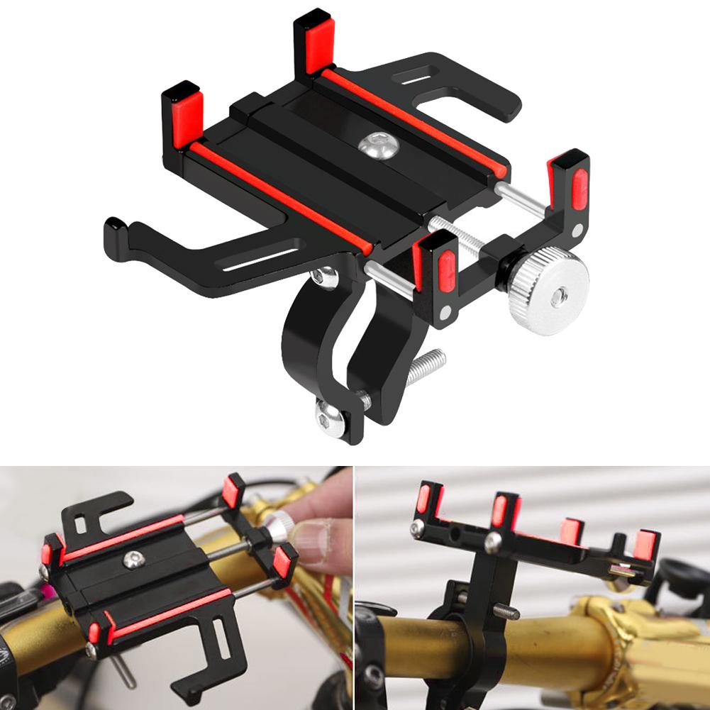 Lenkerhalterung Aluminiumlegierung Fahrrad Handyhalterung Fahrradzubehör Rot