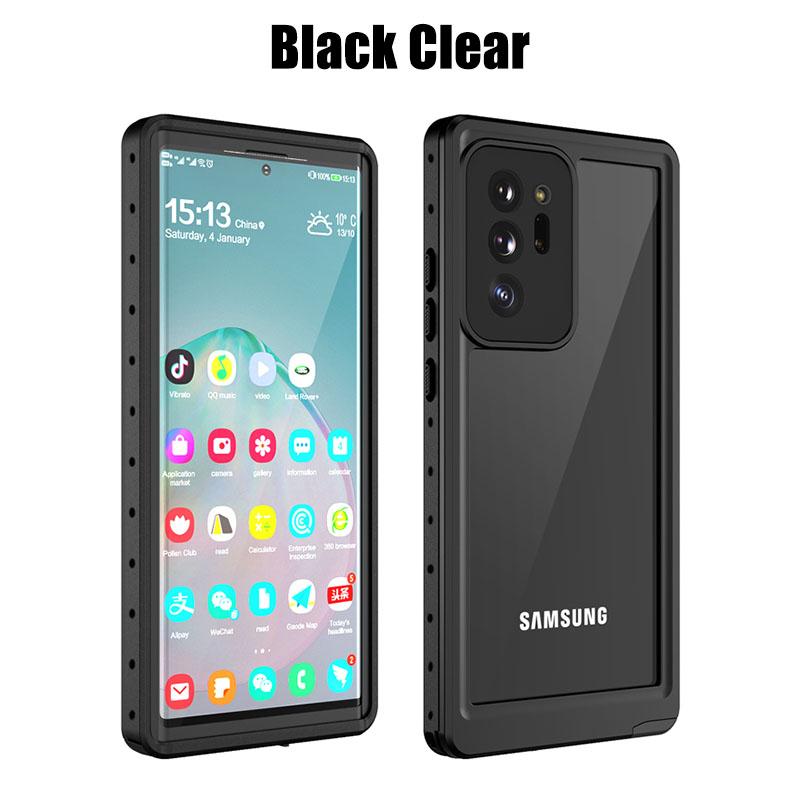 Diving Swimming IP68 Waterproof Case For Samsung Galaxy S23 S22 S21 Ultra S20 FE Plus S10 S9 S8 Note 20 Ultra Note10 Solid Cover