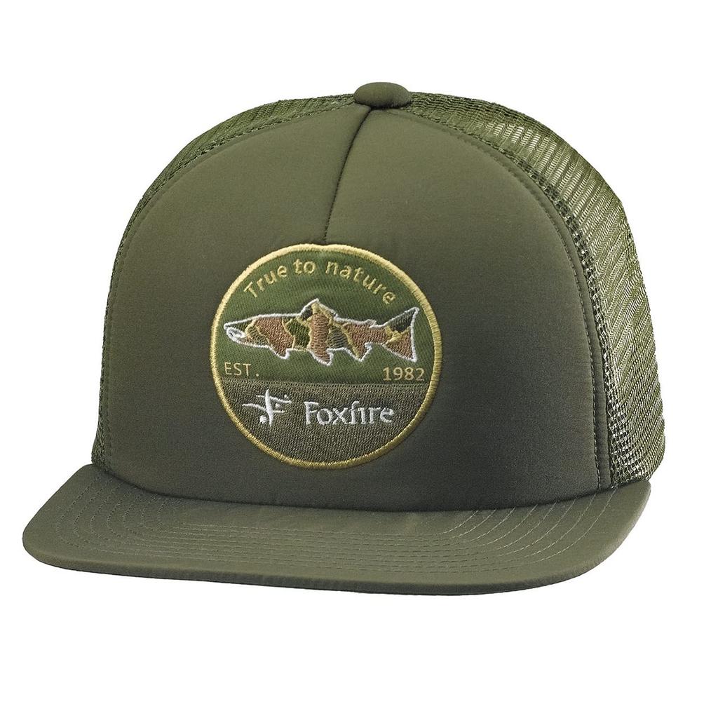 Foxfire 5522211 Fishing Smooth Free Size Cap, Men's, Olive,