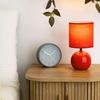 Timeo Night Lamp, Red Gloss