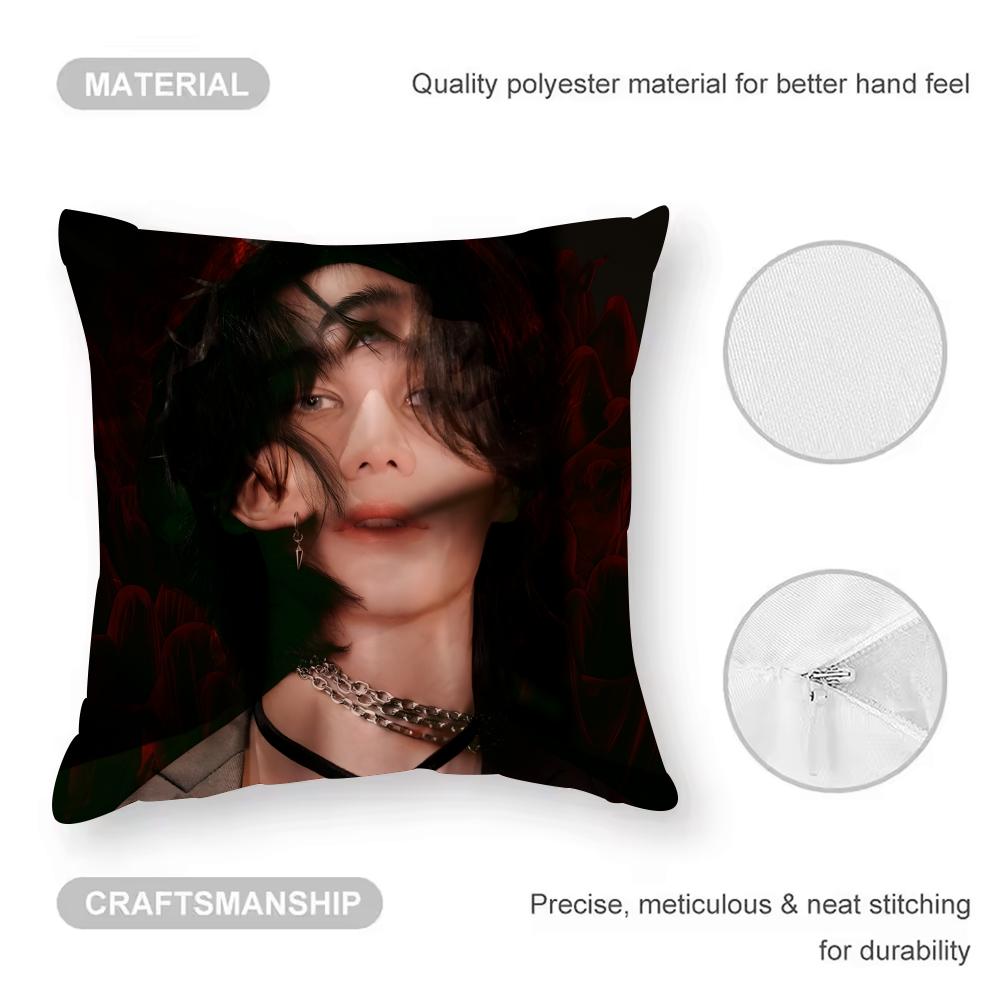 Jeff Satur Kissenbezug Musterbedruckter Kissenbezug für Wohnzimmer Sofakissenbezug & Schlafzimmerdekoration