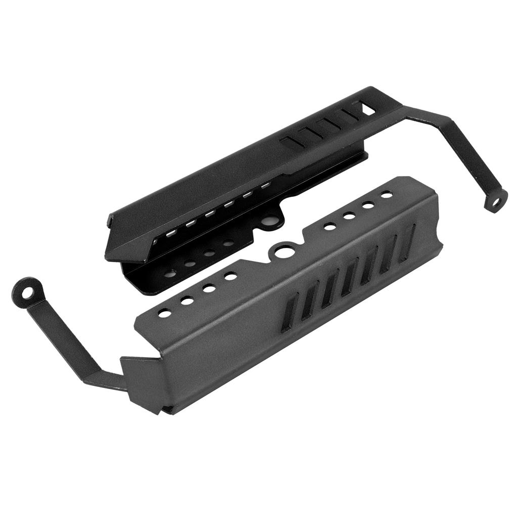 CNC Billet Kühler Seitenschutz Abdeckung Schutz passend für Yamaha MT09 FZ09 2013 2017 Schwarz