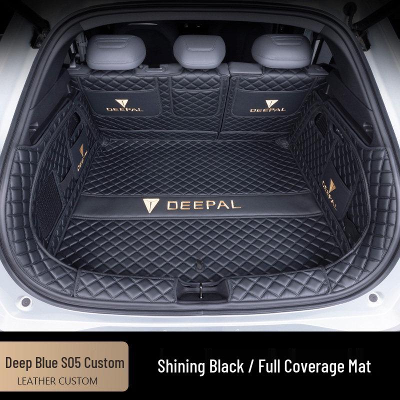 Deep Blue S05 Trunk and Compartment Mat for Car Interior Decoration - Full Coverage
