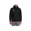 Adidas Chaqueta para Hombre Entrada 22 Todo Clima Color Sólido con Capucha Manga Larga Chaqueta Negro HB0581