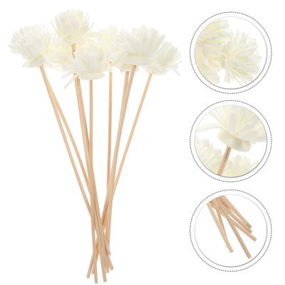 10 Stück Aroma Diffusor Rattan Stäbe Chrysantheme Ätherisches Öl Heimdekoration Diffusor Stäbe Umweltfreundlich Duftverstärker