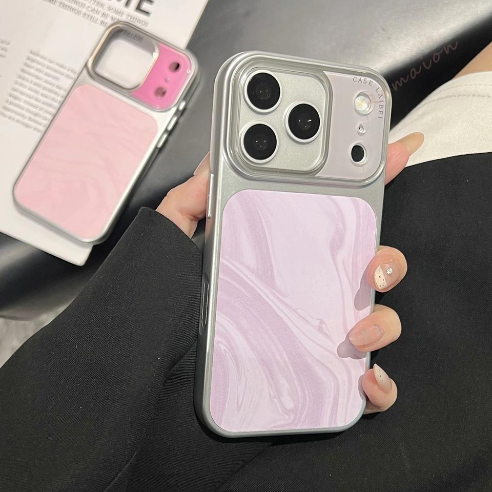New Official Phone Case For For Iphone 1 14 12 13 16 17 Pro Max Bling Bling Glitter LEN Camera Shockproof Protector Cover