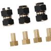 4PCS RC Hex Hub 10mm Brass Wheels Hex Hub Extension Hex Drive Adapter for Traxxas Trx4m 1/18 RC Crawler