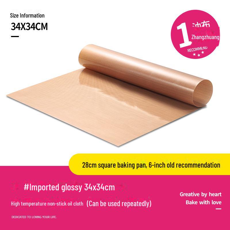 Vysokoteplotně odolný nepřilnavý pečicí papír pro opakované použití