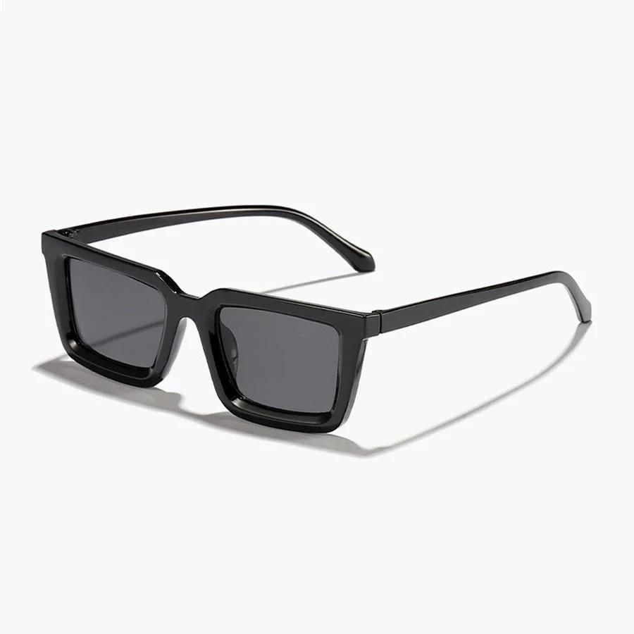 Comfortable Durable High Quality High End Designer Style Retro Edgy Punk Trendy Square Shaped Female Men Sun Glasses
