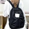Spacious Student School Bag Lightweight Travel Daypack Polka Dot Nylon Backpack  Frequent Traveler