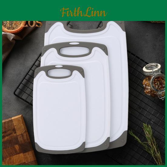 Nonslip Board Chopping Pcs 3 Reversible Bpa Free Easy To Clean Multipurpose Cutting Boards Home Supplies