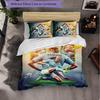 Biancheria da Letto a Tema Erling Haaland Set 3 Pezzi Copripiumino Biancheria da Letto Decorativa Per Stanza Adolescenti Decorazione Casa