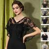Bling Bling Sequins Poncho Coat Vintage Style Sequin Beaded Short Cape  Dress Decorative Shoulder