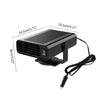 12V 120W Car Windshield Defogger Fast Heating & Cooling Fan 2 in 1 Modes Heater
