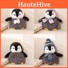 Brinquedo de Pinguim de Pelúcia Para Crianças Meninas Com Chapéu e Cachecol de Inverno Ideia de Presente