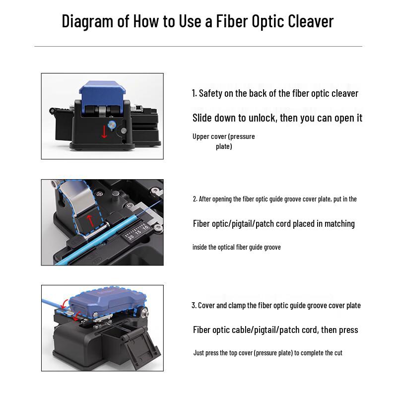 Boyang High-Precision One-Step Fiber Optic Cleaver