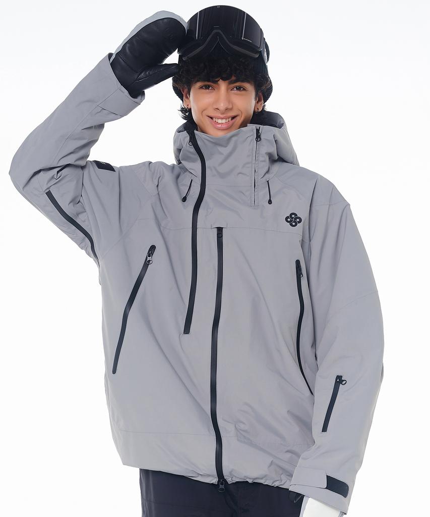 Doll Outerwear 2425 Ricca Snowboard Anorak Jacket Grey Unisex