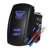 12V 24V Boat Trim Tabs Switch (ON)-OFF-(ON) Momentary Rocker Switch Waterproof Blue Light ON-OFF Toggle Switch With Harness Switches4