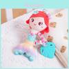 Baby Mermaid Rattle Toy With Soft Plush Material For Sensory Development And Parentchild Interaction